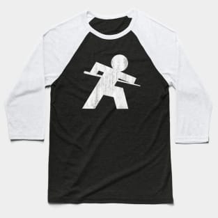 Stick Person Playing Pool Baseball T-Shirt